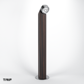 Деревянный светильник TRIF для ландшафтной подсветки