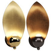 Sconce LAVRA Wall Lamp Gold / Mocha