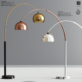 Modern Arc Floor Lamp Set 02