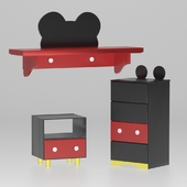 Furniture "Mickey Mouse" for the nursery
