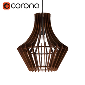 wood chandelier