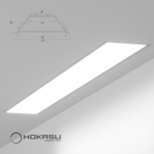 Встраиваемый линейный светильник HOKASU 100/40 IN