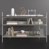 MUUTO shelves with decorative filling