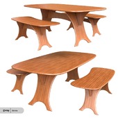 Simbly dining table walnut