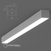 Накладной линейный светильник HOKASU S50