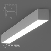 Накладной линейный светильник HOKASU S75