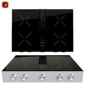 BORA Pro cooktop with integrated cooker hood