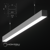 Линейный светильник HOKASU 35/40 Up&Down (подвесной)