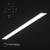 Встраиваемый линейный светильник HOKASU 35/25 IN