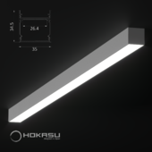 Линейный светильник HOKASU S35 (накладной)