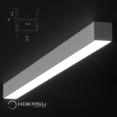 Линейный светильник HOKASU S50 Up&Down (накладной)