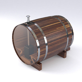 outdoor barrel bath