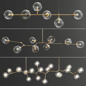 Collection branching chandeliers