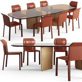 MisuraEmme Dining Ala Table And Brera Chair