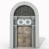 Старинная ассирийская дверь