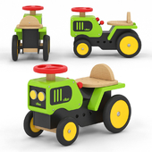 Ride-on toy tractor