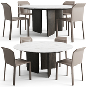 MisuraEmme Dining Ala Table And Brera Chair