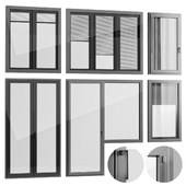 Windows with built-in blinds Finstral