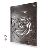 Decorative wall panel Rose