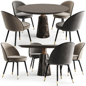 Eichholtz Dining Table Genova And Chair Cooper