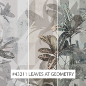 Creativille | Wallpapers | 43211 Leaves and Geometry