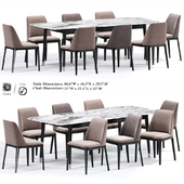 Poliform Grace Dining Chair Table