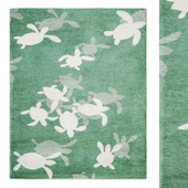 Tiny Turtles Rug by Villa Nova