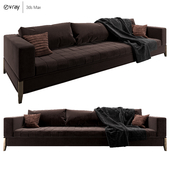 Capital Collection Oyster Sofa 3p