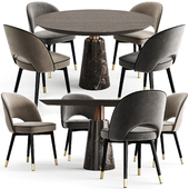 Eichholtz Dining Table Genova And Chair Cliff