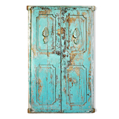Vintage Blue Shutter Door