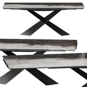 Cattelan Italia Tyron Crystalart Drive Dining Table