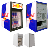 Мини холодильник Red Bull (low poly)