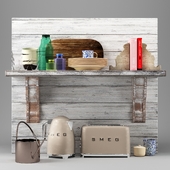 Kitchen Shelf and Smeg Appliances 01