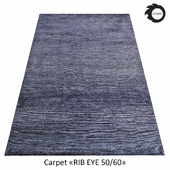 Nepalese silk carpet "RIB EYE 50/60"