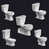 Proflo Toilets bowl and flash tank
