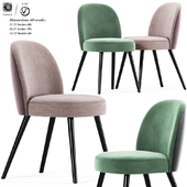 Stene Round Upholstered Dining Chair