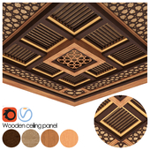 Wooden ceiling panel 01