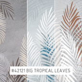 Creativille | Wallpapers | 42121 Big Tropical Leaves