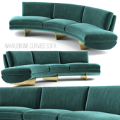Whalebone Curved Sofa by GEORGIS & MIRGORODSKY