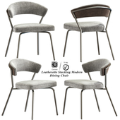 Leatherette Stacking Modern Dining Chair EStyle 771