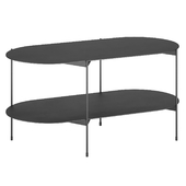 Steel coffee table with double top OBLONE, LA REDOUTE INTERIEURS