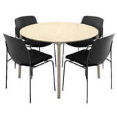 ELLE | Round table Nova Sea Chairs