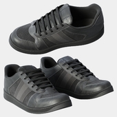 Classic Black Sneakers