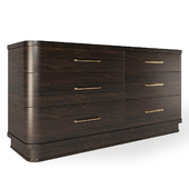 Chest of drawers Streamline collection by Caracole