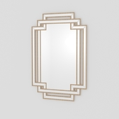 Настенное зеркало Лацио в раме золотого цвета