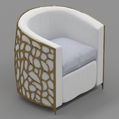 golden frame arm chair