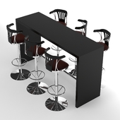 Bar table & chair