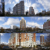 Panoramas of Moscow streets, collection No. 3