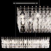 Restoration Hardware MARIGNAN RECTANGULAR CHANDELIER 60 Black