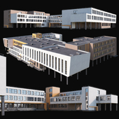Modern school building